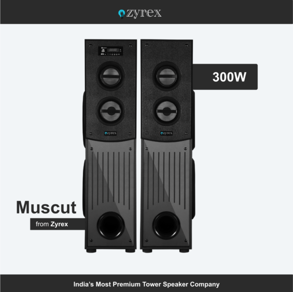 ZyrexMuscut003 Zyrex Muscut Tower Speaker
