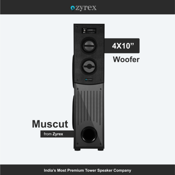 ZyrexMuscut004 Zyrex Muscut Tower Speaker