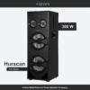 ZyrexHuracan003 Zyrex Huracan - 300W Heavy Wireless Tower Speakers | RGB Lights | Karaoke Mic | Bluetooth